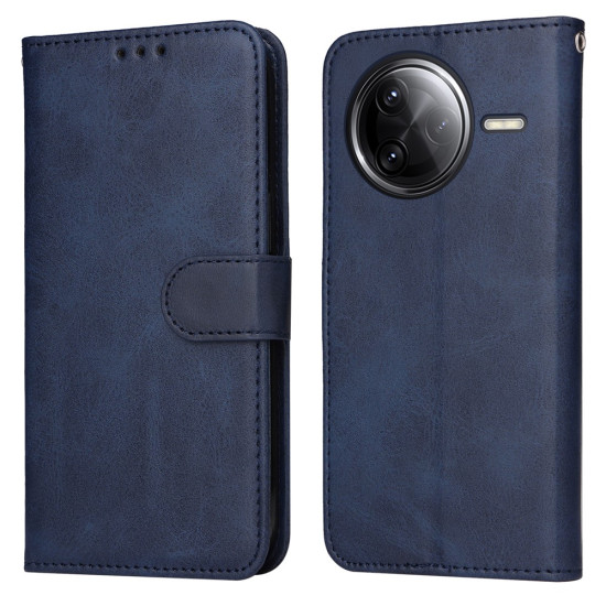 For Xiaomi Poco F7 Ultra 5G / Redmi K80 Pro 5G Case Wallet PU Leather Folio Flip Phone Cover - Blue XIAOMI Cases Mobile