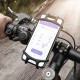 Silicone Bike Phone Mount Strap-On Universal Bicycle Phone Holder for Outdoor Cycling 20.5 x 7.5 cm Holders & Docks