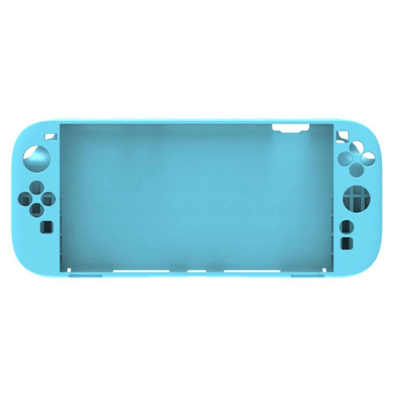 For Nintendo Switch 2 Silicone Case Full Coverage Anti Drop Soft Protective Cover - Blue Gaming