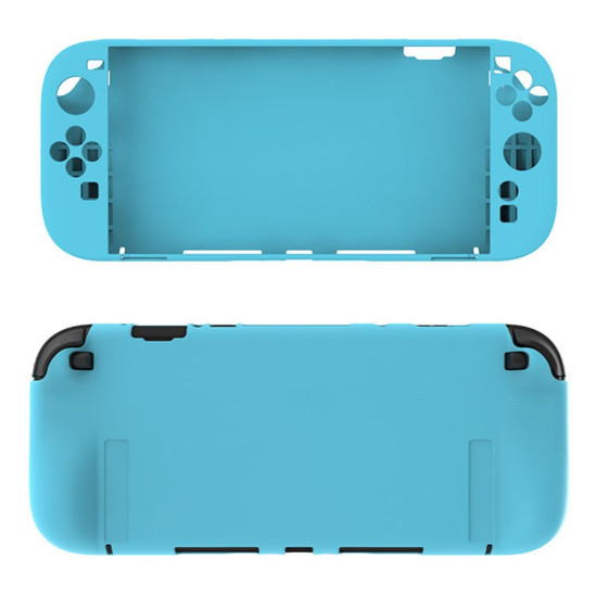 For Nintendo Switch 2 Silicone Case Full Coverage Anti Drop Soft Protective Cover - Blue Gaming