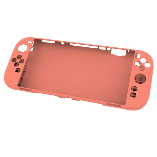 For Nintendo Switch 2 Silicone Case Full Coverage Anti Drop Soft Protective Cover - Orange Gaming