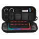 STARTRC GAMES For Nintendo Switch 2 Carrying Case Storage Bag Protective Cover with Game Card Slots - Black  /  Without Logo Gaming