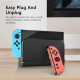 For Nintendo Switch 2 Controller Case Ergonomic Soft Silicone Protective Cover - Black Gaming
