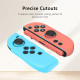 For Nintendo Switch 2 Controller Case Ergonomic Soft Silicone Protective Cover - Black Gaming