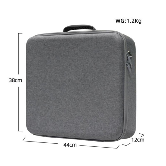 For Sony PlayStation 5 Storage Bag Game Console EVA Portable Carrying Case with Shoulder Straps Gaming