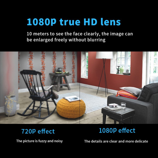 X5 Home Security WiFi Mini Camera 1080P AI Human Body Recognition HD Night Vision Camera Gadgets - Toys - Hobby