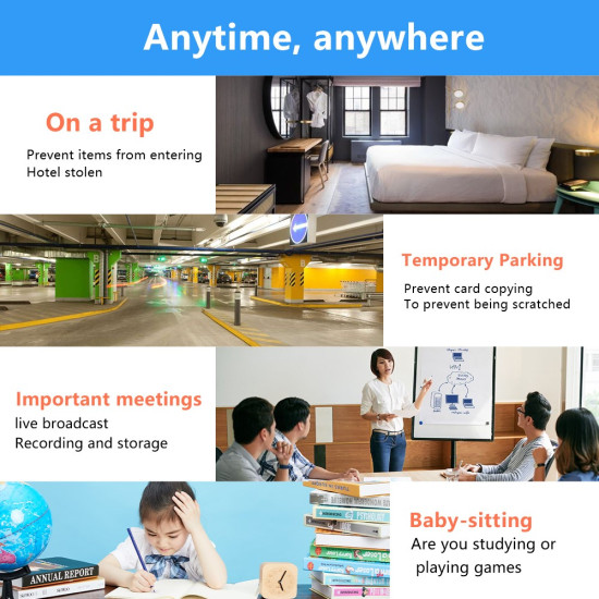 X5 Home Security WiFi Mini Camera 1080P AI Human Body Recognition HD Night Vision Camera Gadgets - Toys - Hobby