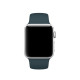 Soft Silicone Smart Watch Band Strap for Apple Watch Series 10 46mm / Ultra 2 Ultra 49mm / 9 8 7 45mm / SE (2023) SE (2022) SE 6 5 4 44mm / 3 2 1 42mm, Size: S / M - Dark Green Gadgets - Toys - Hobby