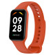 For Xiaomi Smart Band 8 Active / Redmi Band 2 Silicone Watch Band Replacement Wrist Strap with Watch Case - Orange Gadgets - Toys - Hobby