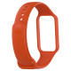 For Xiaomi Smart Band 8 Active / Redmi Band 2 Silicone Watch Band Replacement Wrist Strap with Watch Case - Orange Gadgets - Toys - Hobby