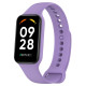 For Xiaomi Smart Band 8 Active / Redmi Band 2 Silicone Watch Band Replacement Wrist Strap with Watch Case - Purple Gadgets - Toys - Hobby