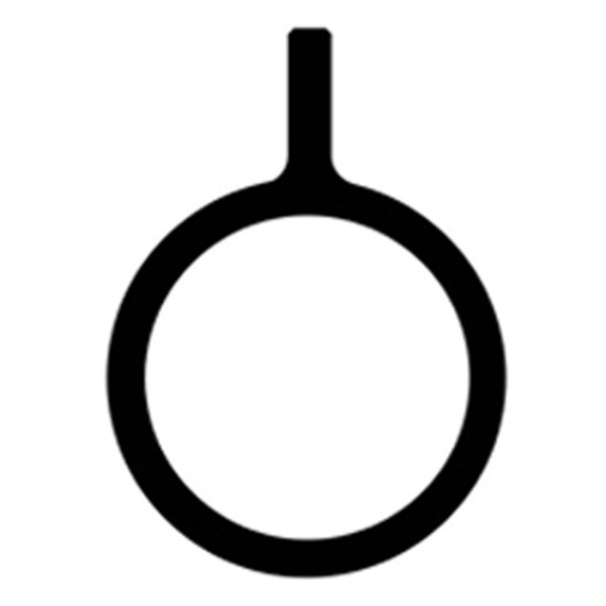Metal Ring Sticker Magnetic Wireless Charging Ring Compatible with MagSafe - Black Holders & Docks