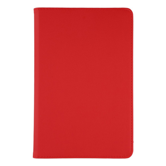For Xiaomi Redmi Pad 2 Case Rotating Stand PU Leather + PC Tablet Cover with Elastic Band - Red XIAOMI  Tablet Cases