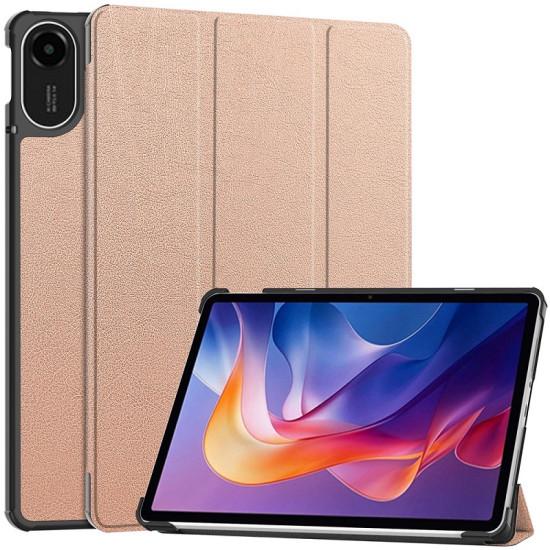 For Xiaomi Redmi Pad 2 Case Anti-Drop Leather Stand Tablet Cover - Rose Gold XIAOMI  Tablet Cases