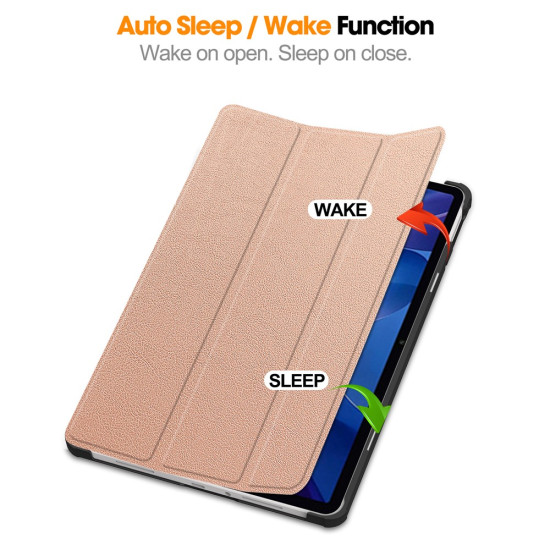 For Xiaomi Redmi Pad 2 Case Anti-Drop Leather Stand Tablet Cover - Rose Gold XIAOMI  Tablet Cases