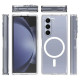 For Samsung Galaxy Z Fold7 5G Case Compatible with MagSafe TPU + Acrylic Clear Phone Cover Samsung Cases Mobile