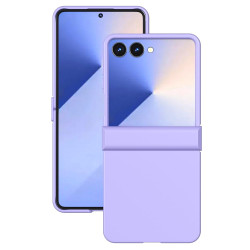ABEEL For Samsung Galaxy Z Flip7 5G Case Skin Feel PC Phone Cover with Hinge Protection - Purple ABEEL For Samsung Galaxy Z Flip7 5G Case Skin Feel PC Phone Cover with Hinge Protection - Purple