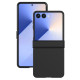 ABEEL For Samsung Galaxy Z Flip7 5G Case Skin Feel PC Phone Cover with Hinge Protection - Black Samsung Cases Mobile