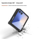 ABEEL For Samsung Galaxy Z Flip7 5G Case Skin Feel PC Phone Cover with Hinge Protection - Black Samsung Cases Mobile