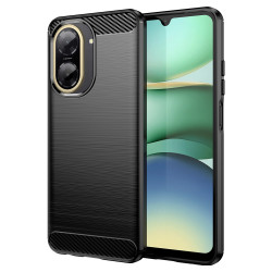 Θήκη Σιλικόνης TPU Carbon Fiber για Xiaomi Redmi A5 4G (171.7mm) / Poco C71 4G - Μαύρο