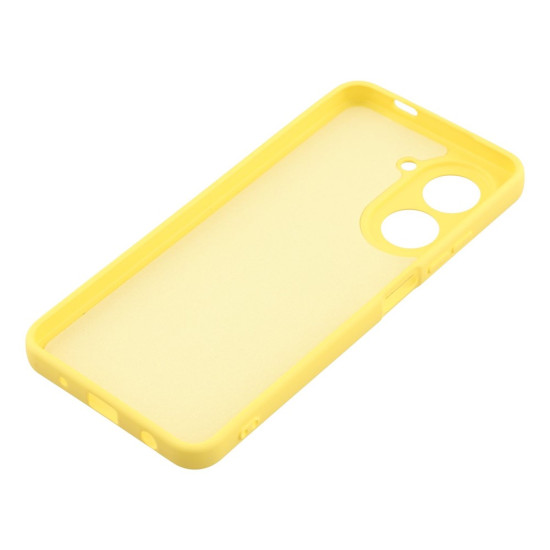 For Xiaomi Redmi A5 4G (171.7mm) / Poco C71 4G Case Arc Edge 2.0mm TPU Protective Phone Cover - Yellow XIAOMI Cases Mobile