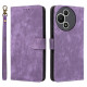 For TCL 60 SE NxtPaper 5G Case Wallet RFID Blocking PU Leather Phone Cover Stand with Strap - Purple TCL Mobile Cases