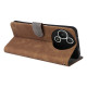 For TCL 60 SE NxtPaper 5G Case Wallet RFID Blocking PU Leather Phone Cover Stand with Strap - Brown TCL Mobile Cases