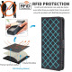 For TCL 60 SE NxtPaper 5G Case Wallet RFID Blocking PU Leather Phone Cover Stand with Strap - Green TCL Mobile Cases