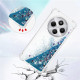 For Xiaomi Redmi 14R 5G / Xiaomi Poco C75 4G / Xiaomi Redmi 14C 4G TPU Case Glitter Quicksand Shockproof Phone Back Cover - Blue / Hearts XIAOMI Cases Mobile