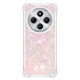 For Xiaomi Redmi 14R 5G / Xiaomi Poco C75 4G / Xiaomi Redmi 14C 4G TPU Case Glitter Quicksand Shockproof Phone Back Cover - Pink / Pentagram XIAOMI Cases Mobile