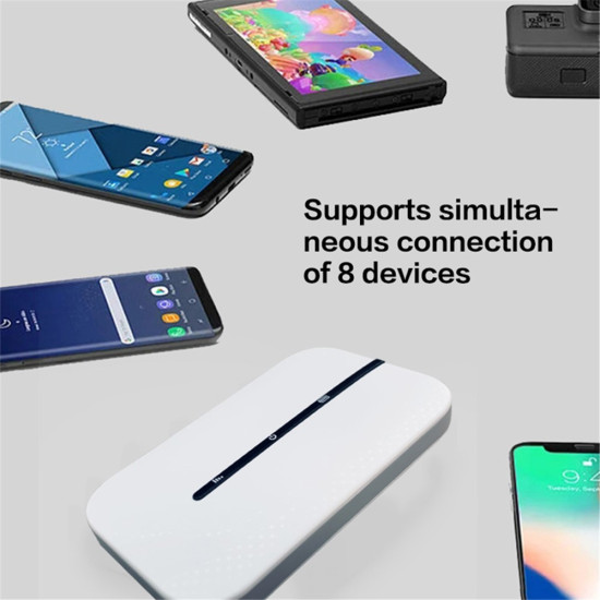 M8 Portable 4G LTE Router 150Mbps High Speed Pocket WiFi Hotspot Modem, EU Version Gadgets - Toys - Hobby