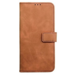 Tender Θήκη Πορτοφόλι με Βάση Στήριξης για Samsung Galaxy S25 Edge - Καφέ