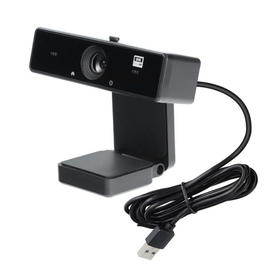2K 2560*1440/25fps ECM-CDV126D Rotatable Drive Free USB Computer Webcam Gadgets - Toys - Hobby