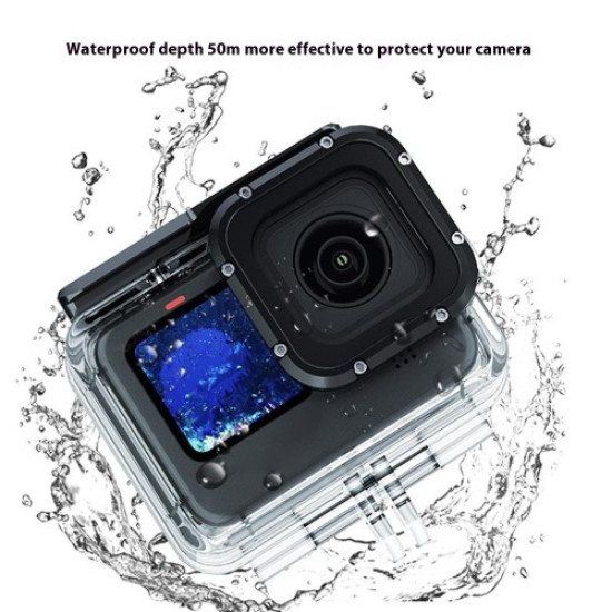 Diving Case for GoPro Hero 13 / 10 / 9 Action Camera 50m Waterproof Anti-Drop Shell Gadgets - Toys - Hobby