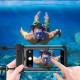 IPX8 Waterproof Case for 7.7-inch Phone Touch Screen Floating Phone Bag for Swimming Drifting - Black Universal Waterproof Cases