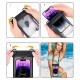 IPX8 Waterproof Case for 7.7-inch Phone Touch Screen Floating Phone Bag for Swimming Drifting - Black Universal Waterproof Cases
