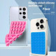 Silicone Suction Cup Phone Mount 40 Grain Double Sided Phone Suction Holder. 100x66mm - White Universal Cases for Smartphones