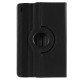 For Samsung Galaxy Tab A9+ Case Tablet Leather Cover with Rotating Stand - Black Samsung Cases Mobile Tablet
