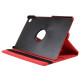 For Samsung Galaxy Tab A9+ Case Tablet Leather Cover with Rotating Stand - Red Samsung Cases Mobile Tablet