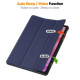 For Lenovo Tab TB311FU Case Anti-Drop Leather Stand Tablet Cover - Dark Blue Lenovo Cases Mobile Tablet