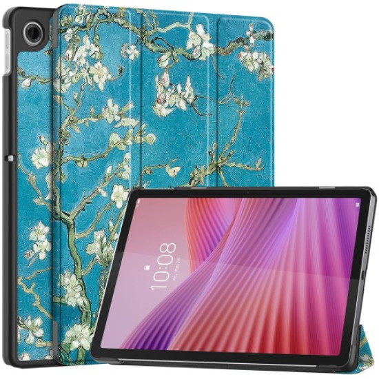 For Lenovo Tab TB311FU Pro Case Pattern Print Leather Stand Tablet Cover - Apricot Blossom Lenovo Cases Mobile Tablet