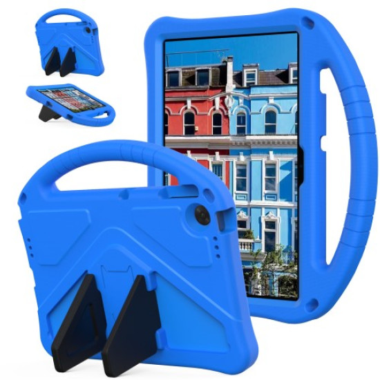 For Lenovo Tab TB311FU Case EVA Tablet Cover with Handle Kickstand Children Friendly - Blue Lenovo Cases Mobile Tablet