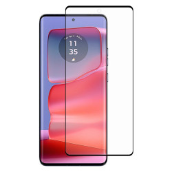 Σκληρυμένο Γυαλί (Tempered Glass) Προστασίας Οθόνης Πλήρης Κάλυψης για Motorola Edge 50 Pro 5G - Μαύρο