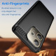 For Oppo A5 Pro 4G (Global) / 5G (Global) / A5 Energy 5G (China) Case Protective Phone Cover Carbon Fiber Texture Brushed - Black Oppo Realme Cases Mobile
