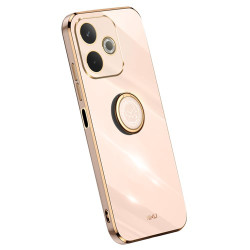 XINLI For Oppo A5 Pro 4G (Global) / 5G (Global) / A5 Energy 5G (China) Case Ring Kickstand Electroplating TPU Phone Cover - Pink XINLI For Oppo A5 Pro 4G (Global) / 5G (Global) / A5 Energy 5G (China) Case Ring Kickstand Electroplating TPU Phone Cover - Pink