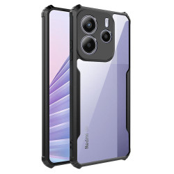 For Xiaomi Redmi Note 14 4G (163.25x76.55x8.16mm) Case Reinforced Corners TPU + Acrylic Clear Phone Cover