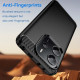 Θήκη Σιλικόνης Carbon Fiber για Xiaomi Redmi Note 14 4G (164.84x78.15x8.16mm) - Μαύρο XIAOMI Θήκες Κινητών