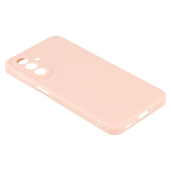 For Samsung Galaxy A26 5G Case Precise Cutouts Straight Edge TPU Shockproof Phone Cover - Pink Samsung Cases Mobile