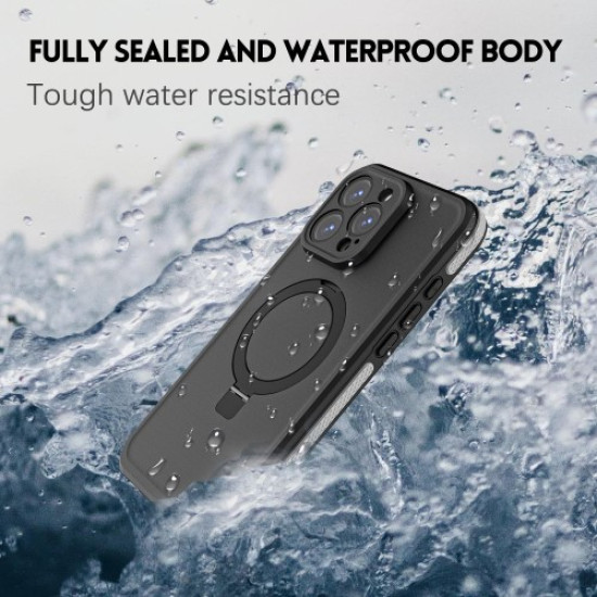 REDPEPPER IP68 Waterproof Case For iPhone 16 Pro Phone Back Cover Kickstand Compatible with MagSafe Apple Cases Mobile