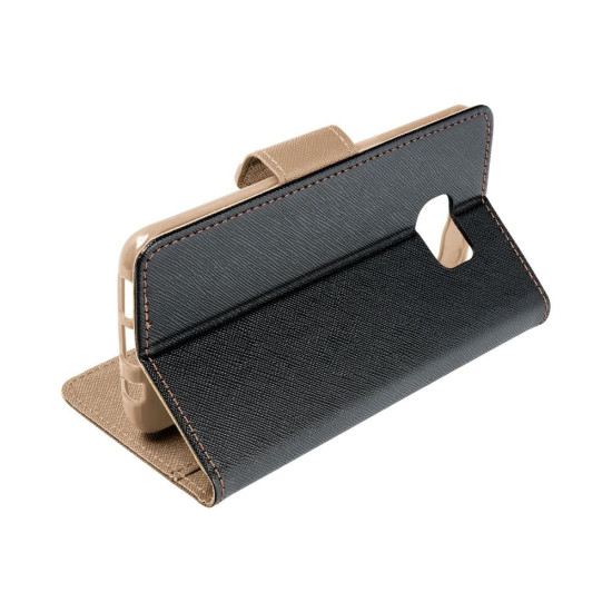 Fancy Book for Samsung Galaxy A15 5G / A15 4G - Black/Gold Samsung Cases Mobile
